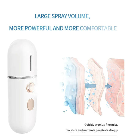 Portable Face Humidifier Hydrating Steamer