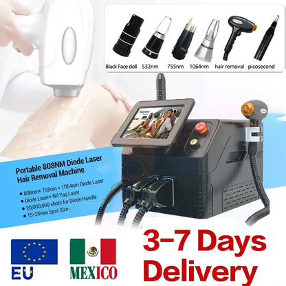 Advanced 2 in 1 Picosecond Laser Tattoo Remover Machine