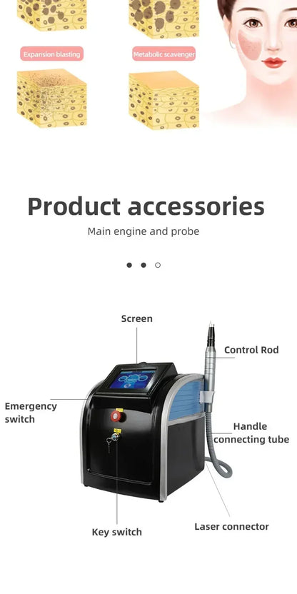 Picosecond Laser Professional Tattoo Removal Machine