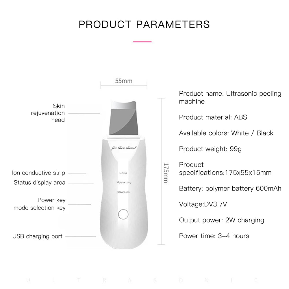 Ultrasonic Face Scraper