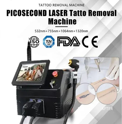 Advanced 2 in 1 Picosecond Laser Tattoo Remover Machine